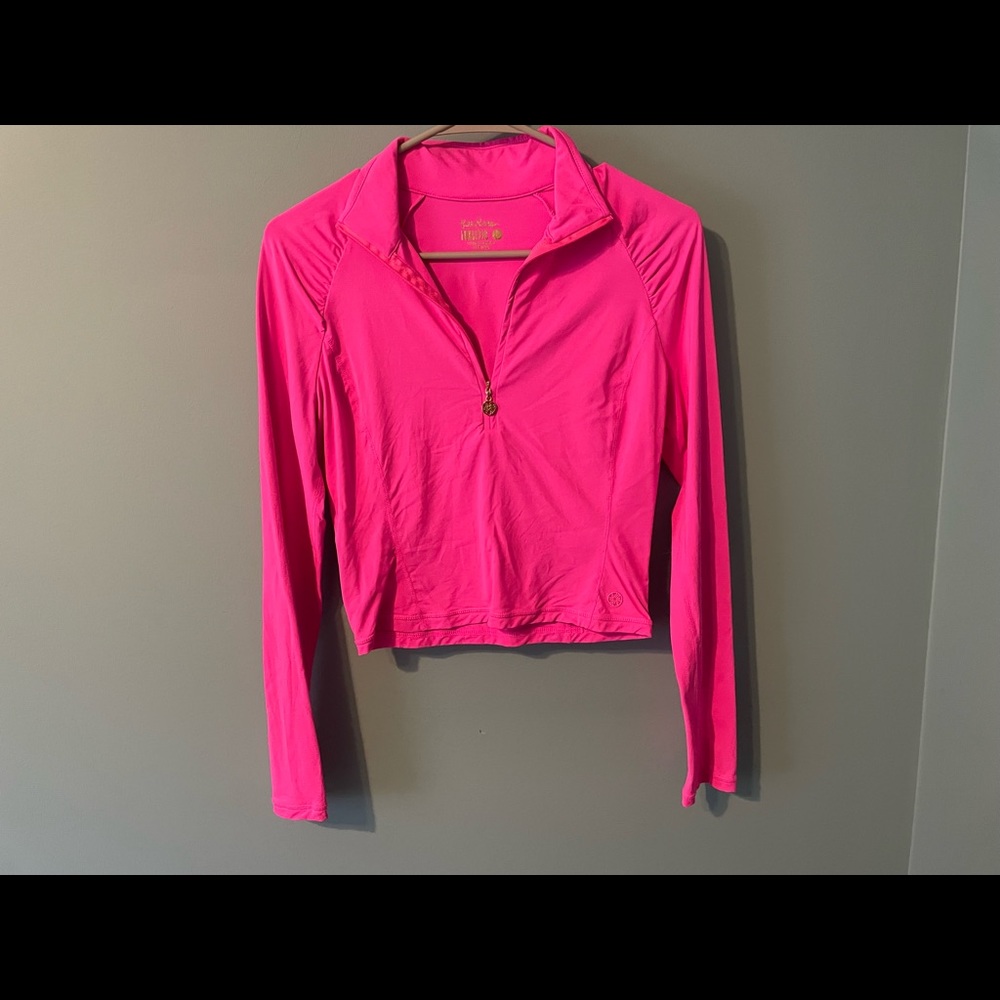 Luxletic Lilly 1/2 Zip Crop